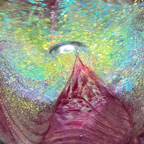 Pink & Gold paperweight egg | 3"H x 2"W - Picture 8 of 9